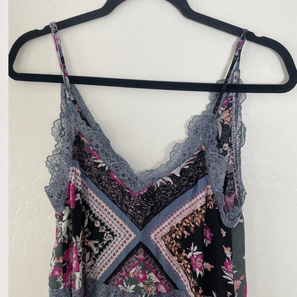 Stevie Printed Maxi Patchwork Collage Floral Chic… - image 8